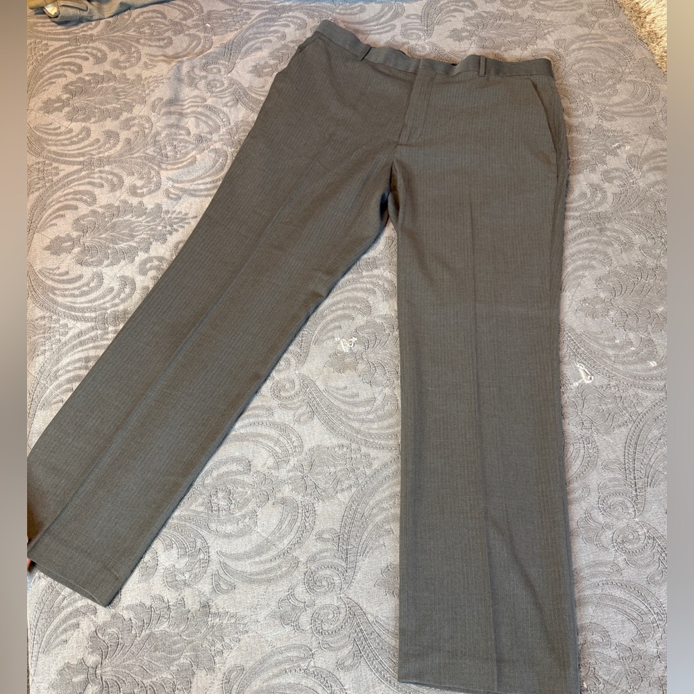 Perry Ellis Modern Fit Charcoal Pants